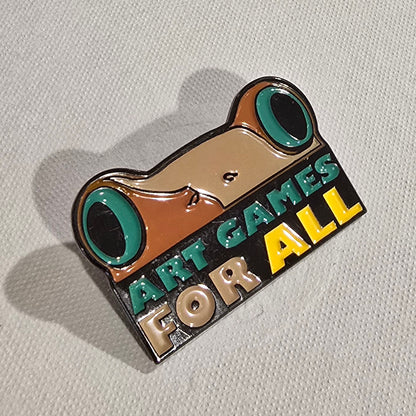Enamel Pin - Art Games For All